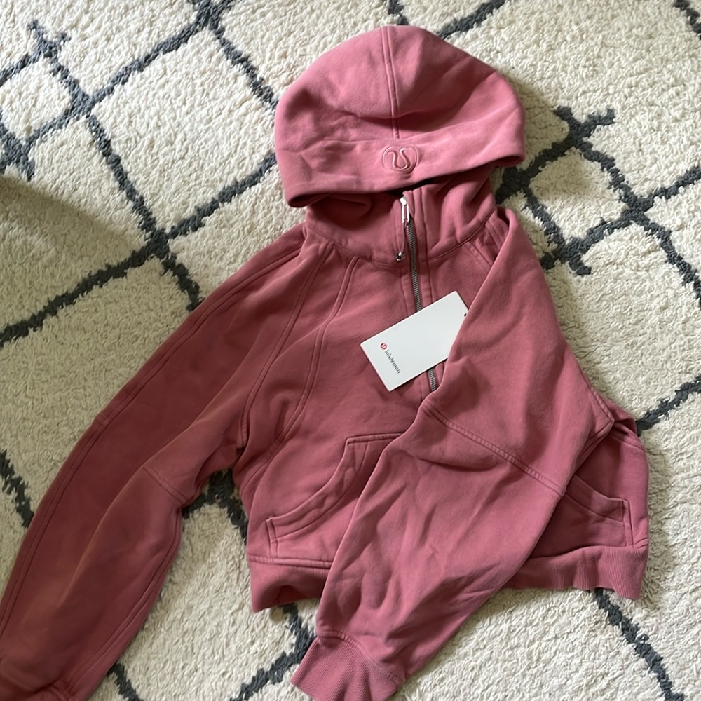 lululemon oversized scuba half zip